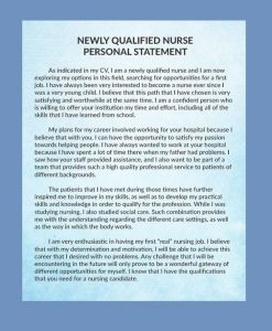 personal statement examples nursing manager