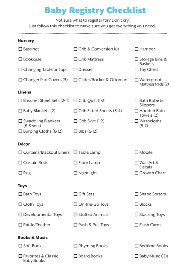 Baby Registry Checklist: Tricks Not to Wasteful Your Money