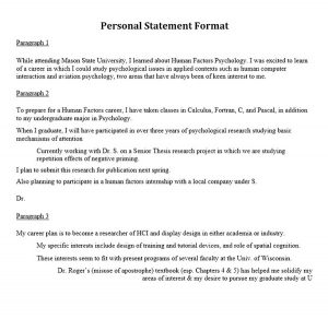 best length for personal statement