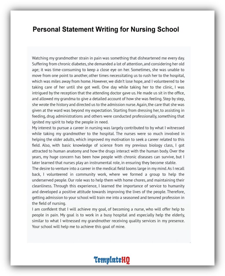 20 Awesome Templates Of Personal Statement Writing For Scholarship And ...